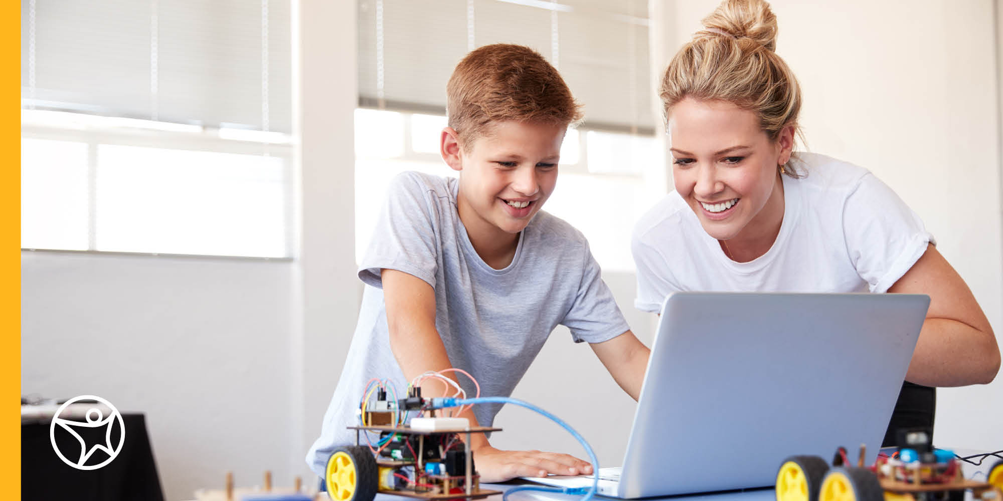 Working on a STEM project with Learning Coach